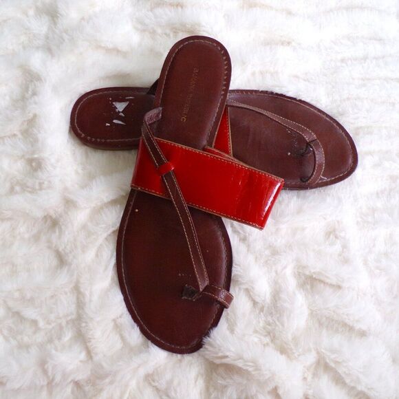 Banana republic leather sandals 8 - Picture 2 of 7